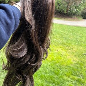 Brown Wavy Clip-In Hair Extensions - Premium Women Hair